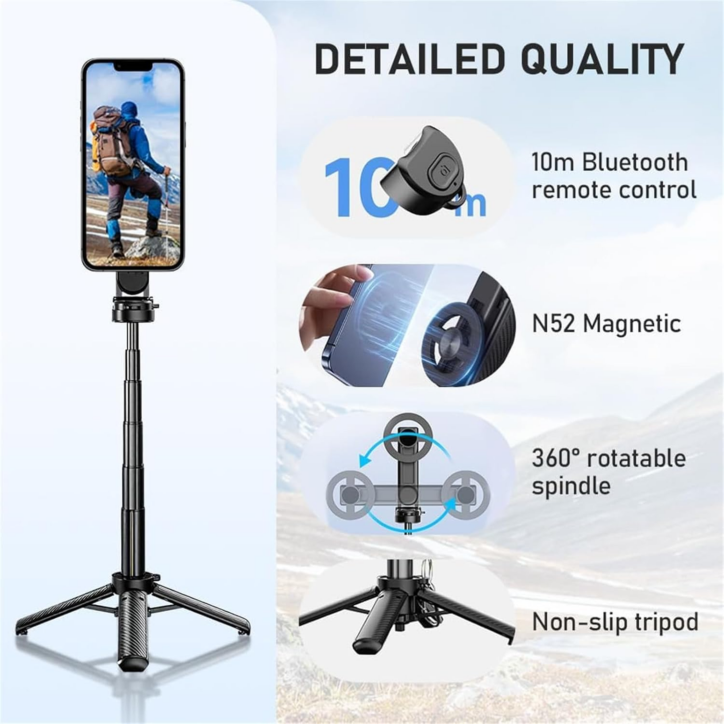 Kliksy™ 4-in-1 Magnetic Camera Holder